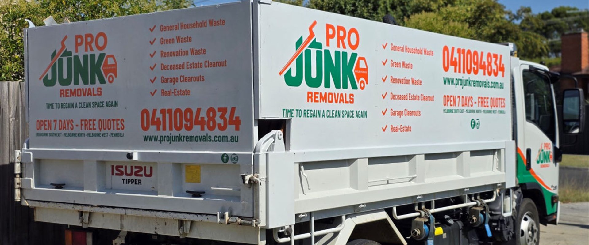 Pro Junk Removals truck Melbourne