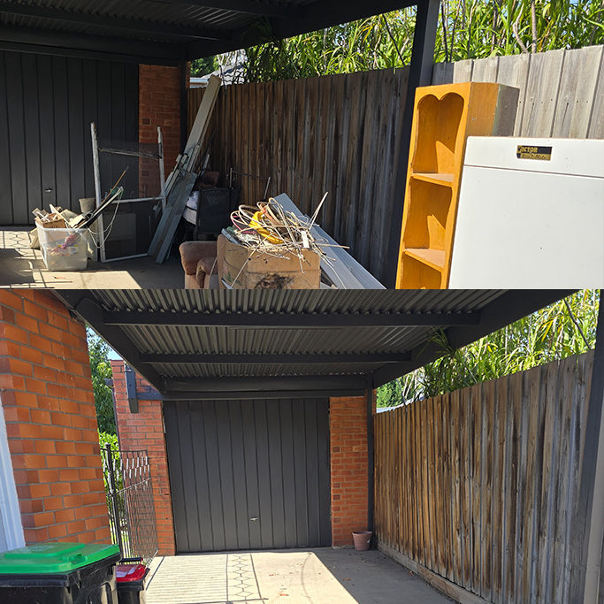 Pro Junk Removals team on site
