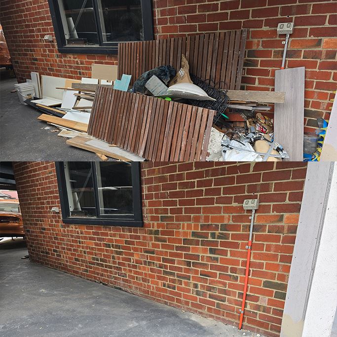 Rubbish cleared from Melbourne home
