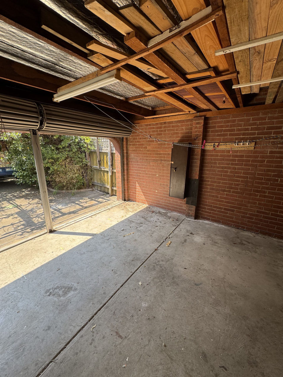 Garage completely cleared