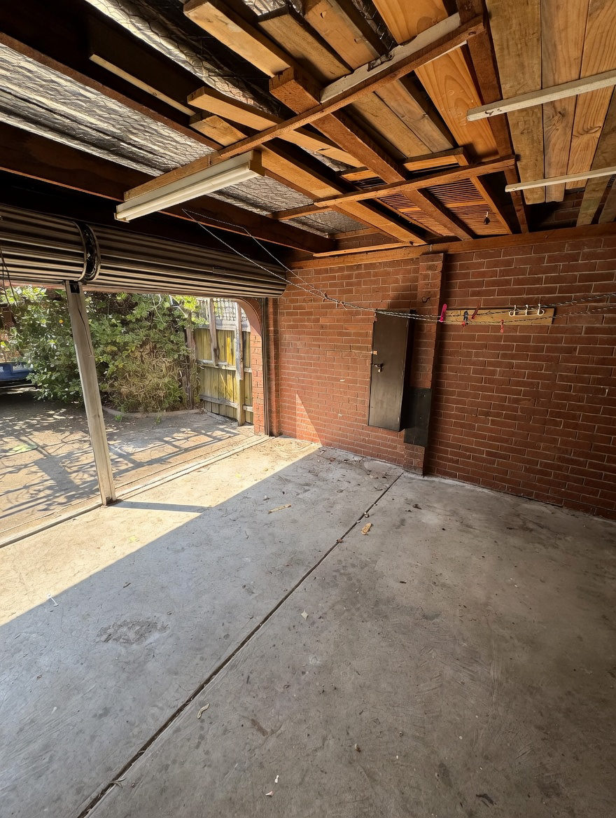 Garage emptied and cleared