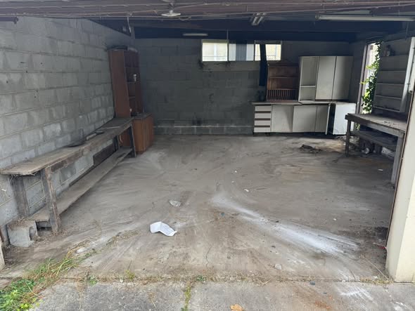 Garage cleared out