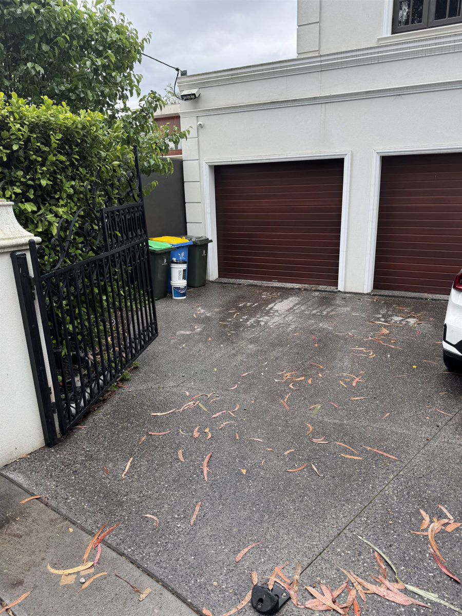 Driveway fully cleared